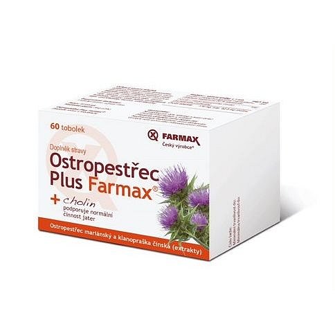 Farmax Ostropestřec Plus 60 tobolek