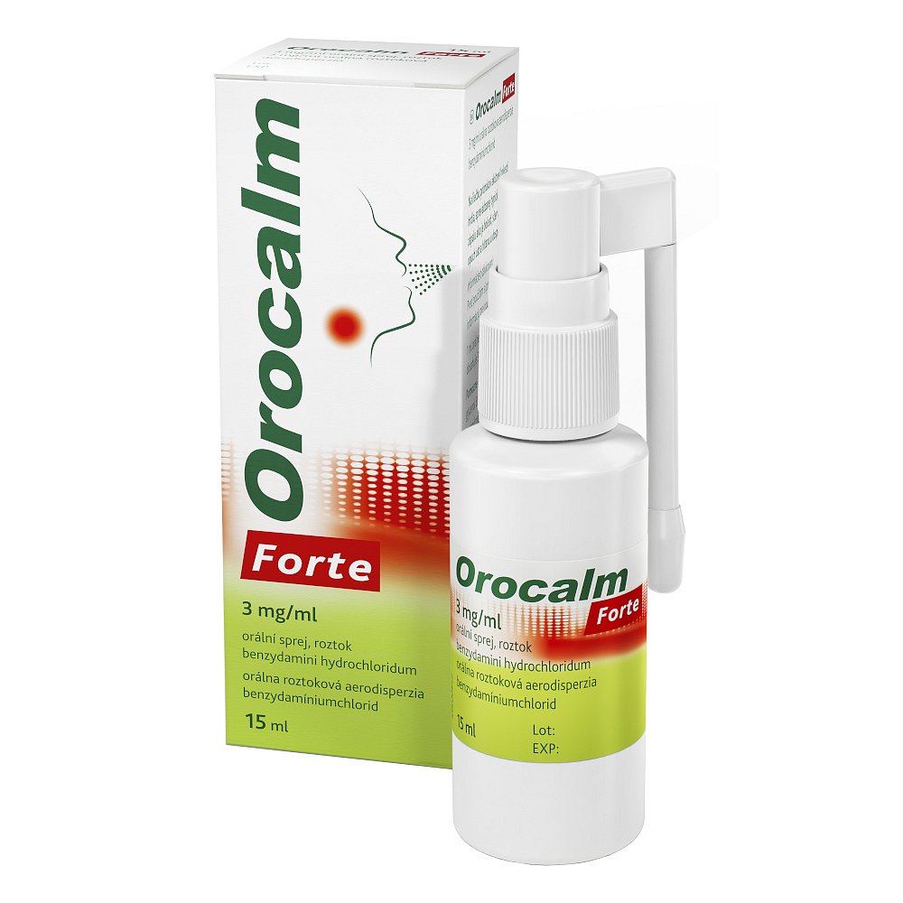 Orocalm Forte 3mg/ml orální sprej 1x15ml