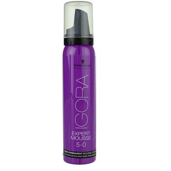 Schwarzkopf Professional IGORA Expert Mousse barvicí pěna na vlasy odstín 5-0 Light Brown  100 ml