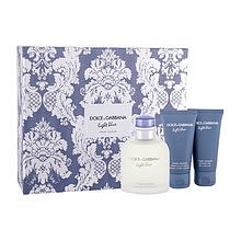 Dolce Gabbana Light Blue Pour Homme Dárková sada pánská toaletní voda 125 ml, After Shave Balsam ( balzám po holení ) 50 ml a sprchový gel 50 ml