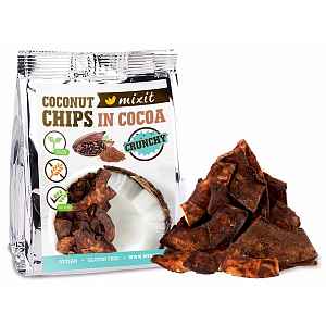 Mixit Kokosové Chipsy - Kakao 60 G