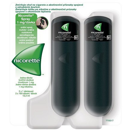 Nicorette spray 1mg/dávka orm.spr.2x13.2ml