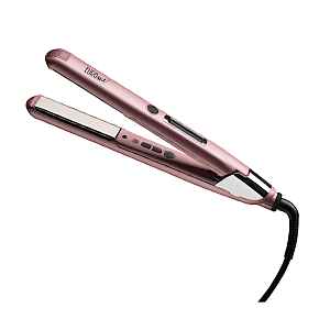 Profesionální žehlička na vlasy Eurostil Professional Titanium Straightener - růžová (06174/70)