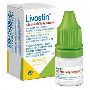 Livostin 2mg oční kapky 4ml