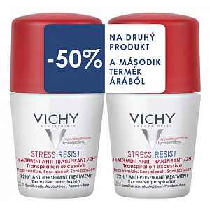 Vichy Deo Antiperspirant Stress Resist 72h proti nadměrnému pocení DUO 2x50 ml