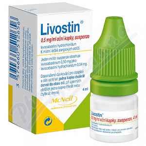 Livostin 2mg oční kapky 4ml