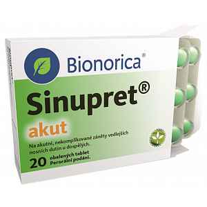 Sinupret akut por.tbl.obd.20x160mg