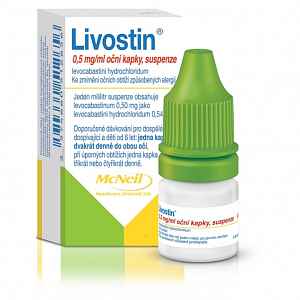 Livostin 2mg oční kapky 4ml