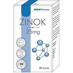 Edenpharma Zinek 25mg tbl.50