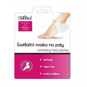 L'biotica Exfolikační maska na paty 1 ks