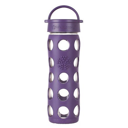 Lifefactory láhev s klasickým uzávěrem 475ml purple