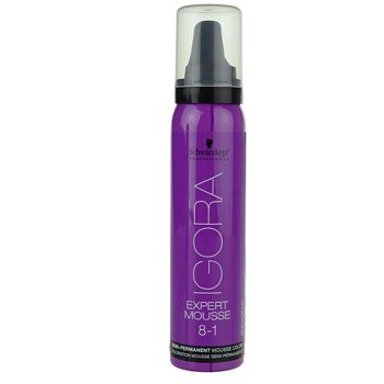 Schwarzkopf Professional IGORA Expert Mousse barvicí pěna na vlasy odstín 8-1 Light Blonde Cendré  100 ml