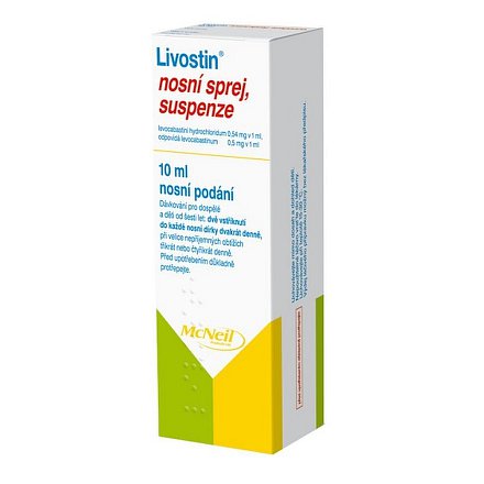 Livostin nosní sprej 10 ml