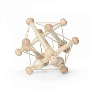 Manhattan Toy dřevěné chrastítko Skwish Natural