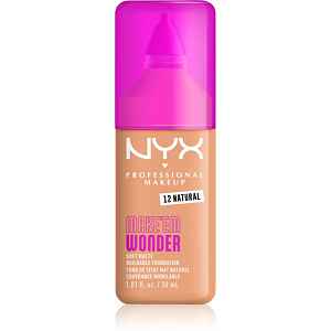 NYX Professional Makeup Make ‘Em Wonder lehký matující make-up odstín 12 Natural 30 ml