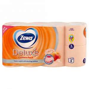 Zewa Deluxe Cashmere Peach toaletní papír 3-vrstvý 8 ks/bal.