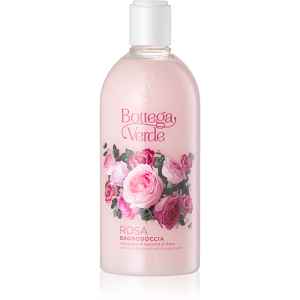 Bottega Verde Rosa pečující sprchová pěna s růžovou vodou 400 ml