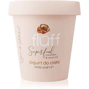 Fluff Superfood Chocolate tělový jogurt Rice Protein & Coconut Oil 180 ml