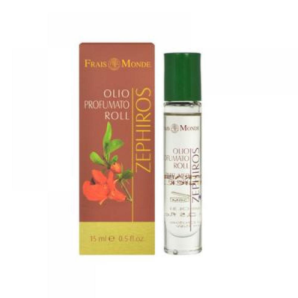 Frais Monde Zephiros Perfumed Oil Roll Parfémovaný olej 15ml S kuličkovým aplikátorem 