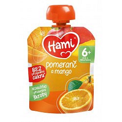 Hami Ovocná kapsička pomeranč a mango 6x90 g