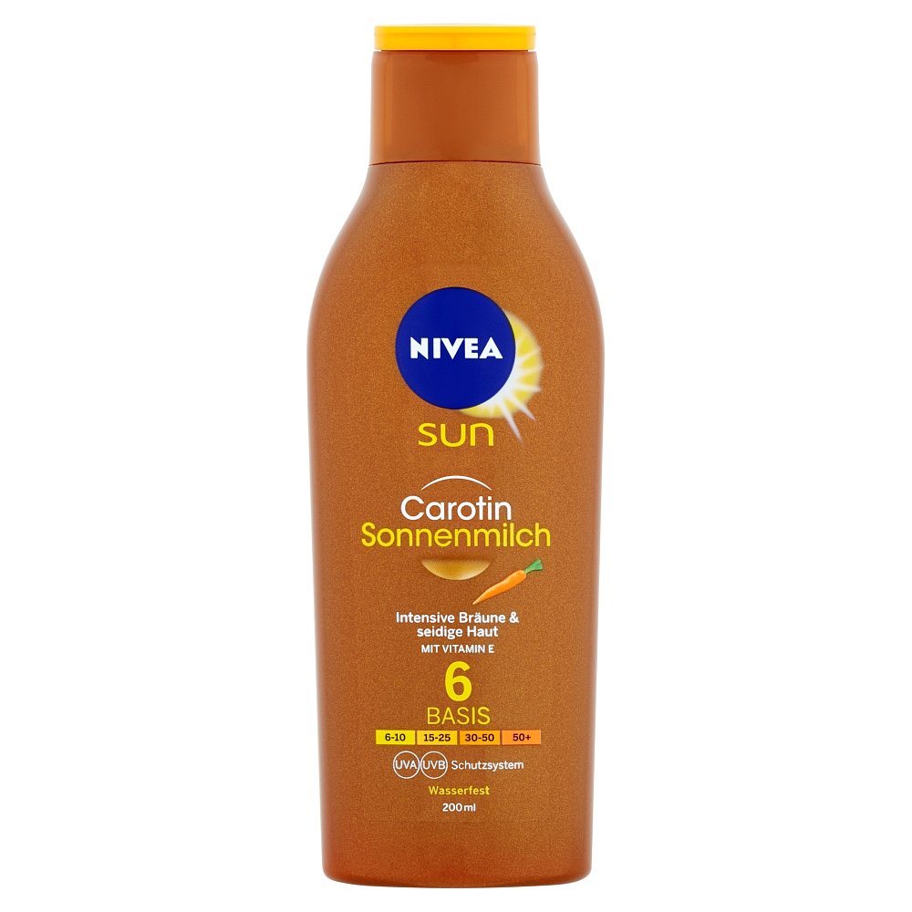 NIVEA Sun mléko s betakarotenem OF6 200 ml