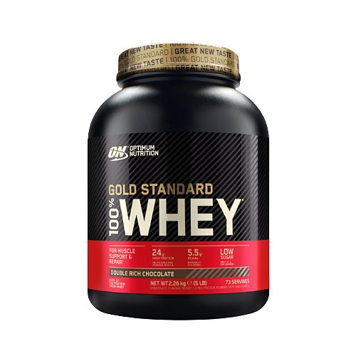 Optimum Nutrition 100% Whey Gold Standard 2270 g, mimořádně mléčná čokolád