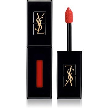 Yves Saint Laurent Vernis À Lèvres Vinyl Cream lesk na rty s krémovou texturou odstín 406 Orange Electro 5,5 ml