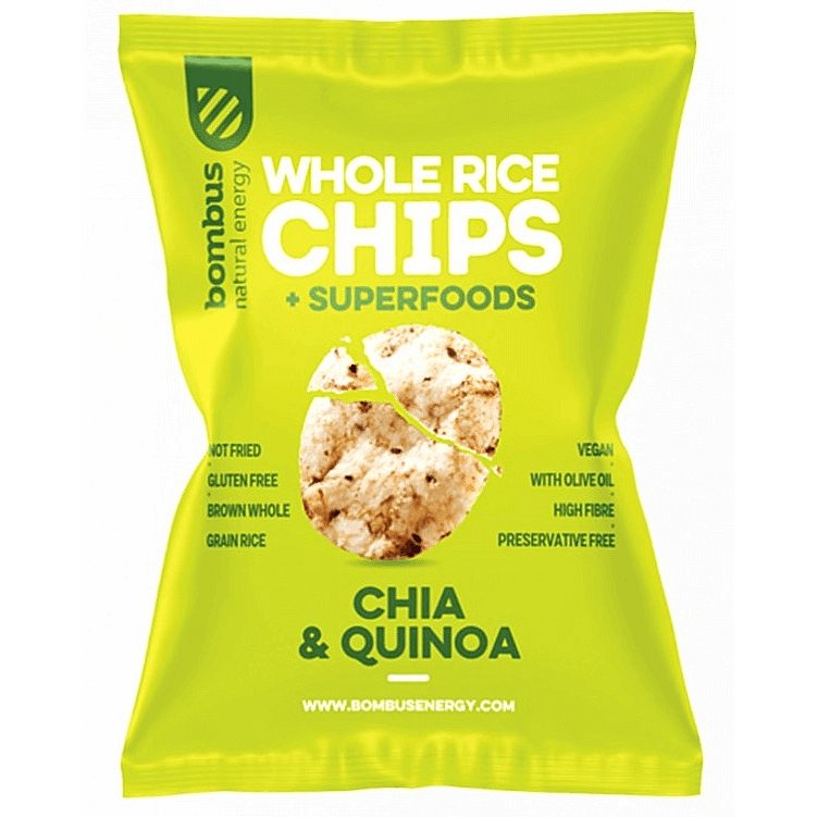 Bombus Rice chips chia/quinoa 60g