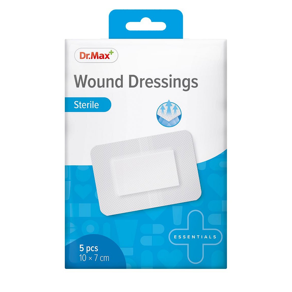 Dr.Max Wound Dressings Sterile 10x7 cm 5 ks