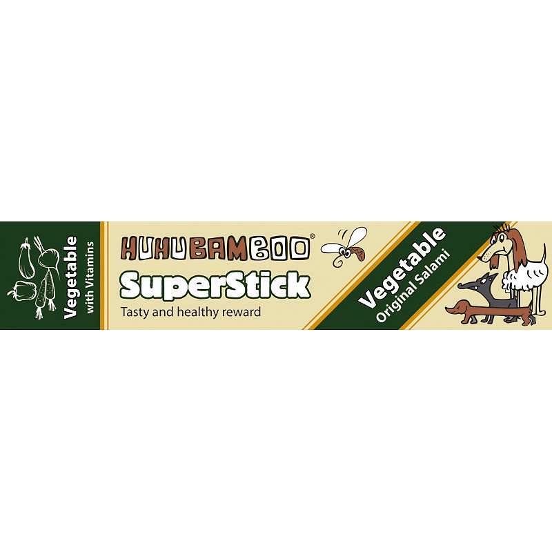 Huhubamboo Superstick - Zeleninový salám 12g