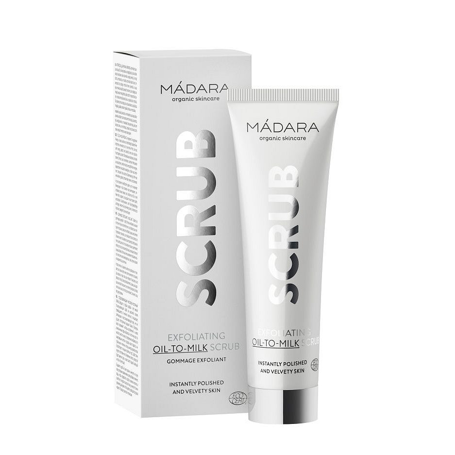MÁDARA EXFOLIATING OIL-TO-MILK SCRUB hydrofilní olejový peeling 60 ml