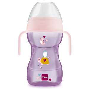 MAM Hrnek Fun to drink cup 270 ml 8m+, holka