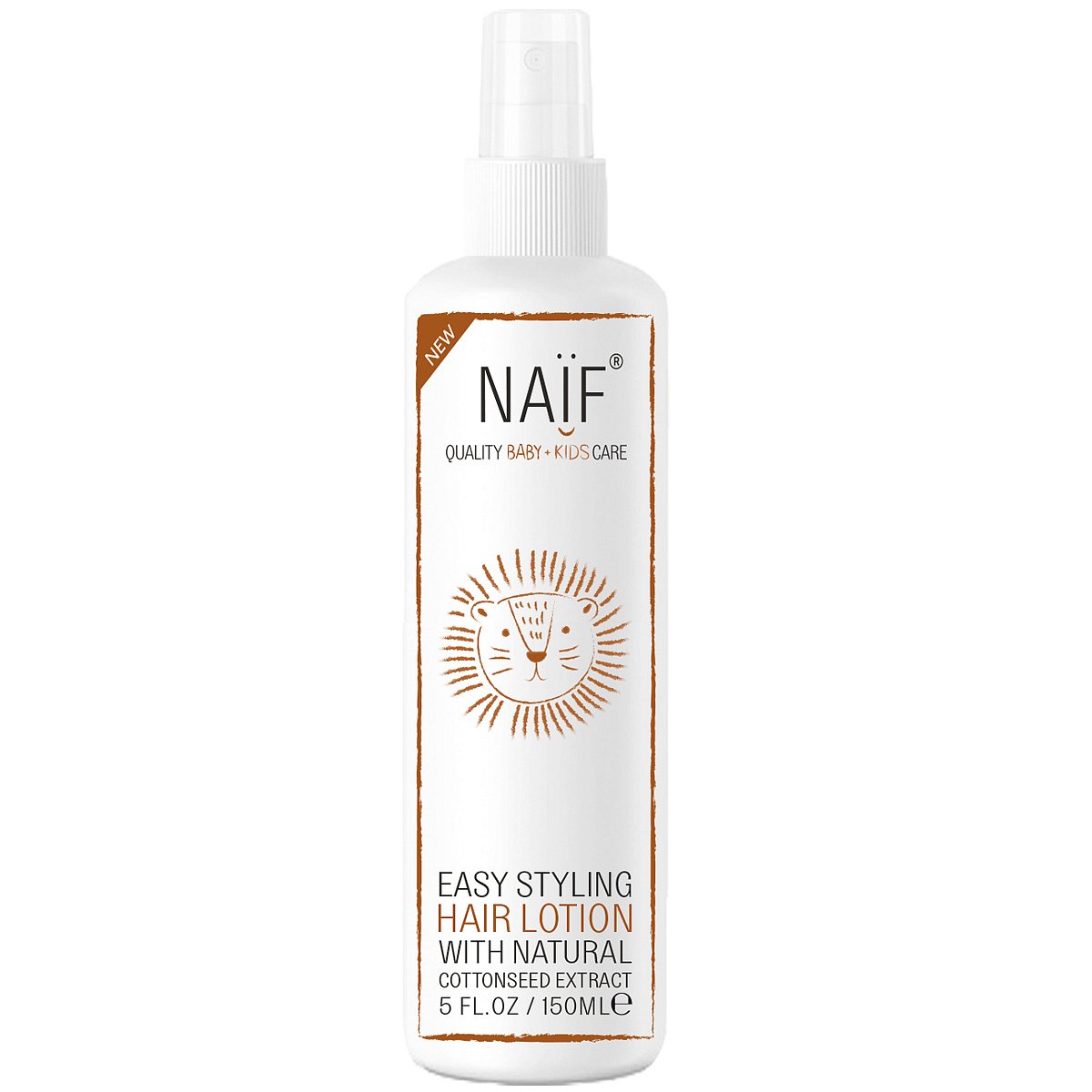 Naïf Hair Lotion pro výživu vlasů a snadné rozčesávání 150ml