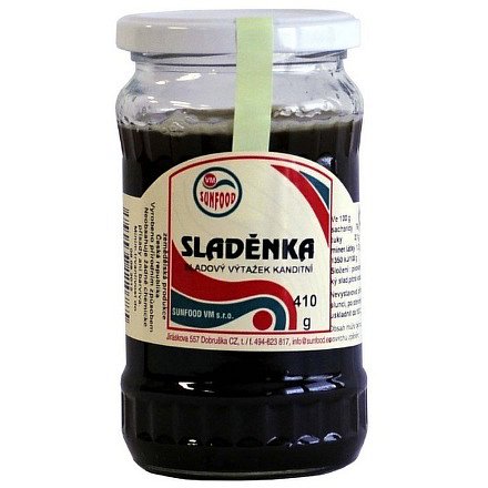 Sladěnka - ječmenný slad, sklo 410g