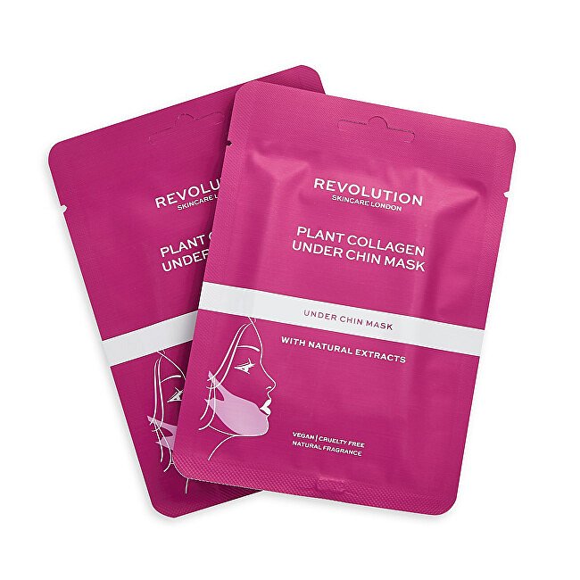 Tvarující maska na bradu Plant Collagen Under Chin 2 ks