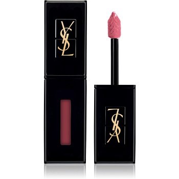 Yves Saint Laurent Vernis À Lèvres Vinyl Cream lesk na rty s krémovou texturou odstín 407 Carmin Sesssion 5,5 ml