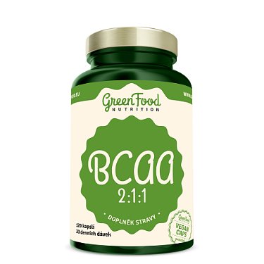GreenFood Nutrition BCAA 2:1:1 120cps
