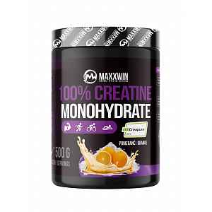 MAXXWIN 100% Creatine Monohydrate pomeranč 500 g