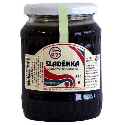 Sladěnka - ječmenný slad, sklo 890g