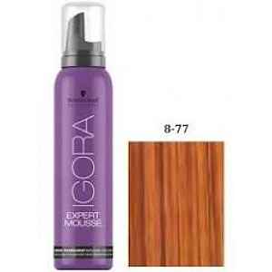 Schwarzkopf Professional IGORA Expert Mousse barvicí pěna na vlasy odstín 8-77 Light Blond Extra Copper  100 ml
