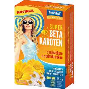 Revital Super Beta-karoten + měsíček + sedmikráska tbl.40+20