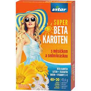 Revital Super Beta-karoten + měsíček + sedmikráska tbl.40+20