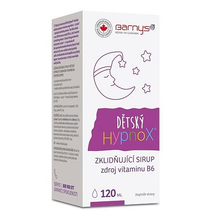 Barnys dětský HypnoX zklidňující sirup 120ml