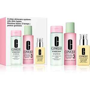 Clinique 3 Steps Skincare Systeme Oily Skin Types dárková sada pro mastnou pleť