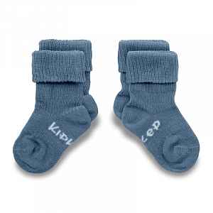 KipKep dětské ponožky Stay-on-Socks 0-6m 2páry Blue Heaven