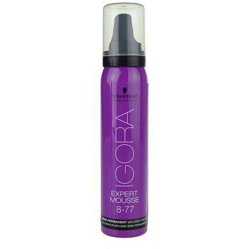 Schwarzkopf Professional IGORA Expert Mousse barvicí pěna na vlasy odstín 8-77 Light Blond Extra Copper  100 ml