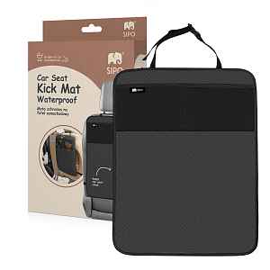SIPO Ochrana na sedadlo-opěrku vozidla/kapsář, voděodolná, černá