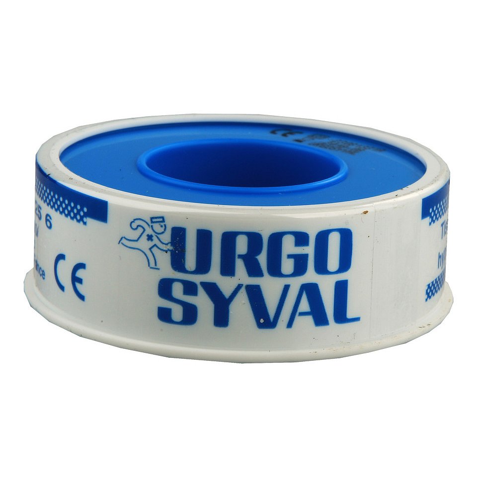URGO SYVAL Textilní náplast bílá 5mx1.25cm - II. jakost