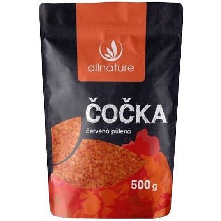 Allnature Čočka červená půlená 500 g