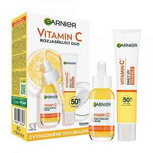 Garnier Vitamin C Brightening Duo sérum + UV fluid SPF 50+ 30+40 ml duopack